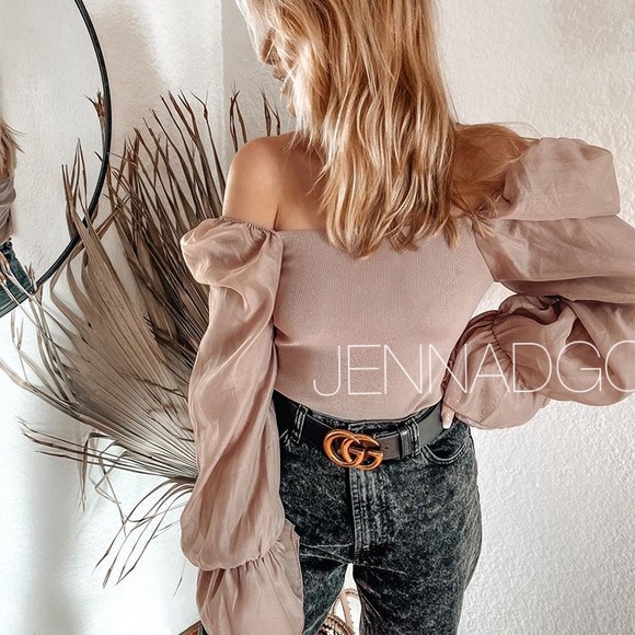 NWT Zara contrasting organza top - Picture 3 of 16